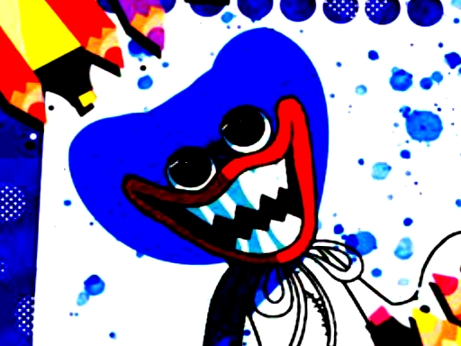 BTS Poppy Playtime Coloring - free online Browser game