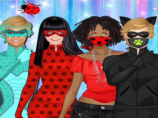 Cute dress up for a ladybug - free online Browser game