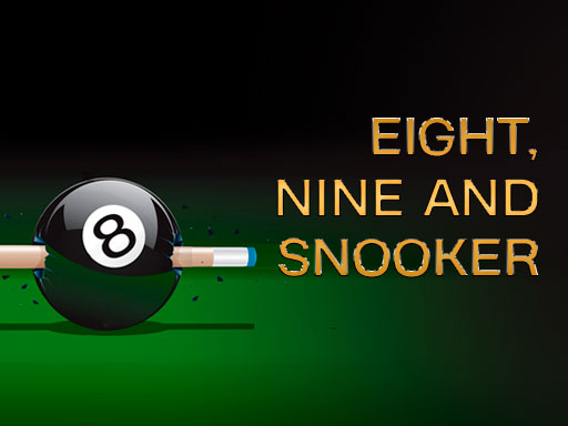 Nine, Eight and Snooker - free online Browser game