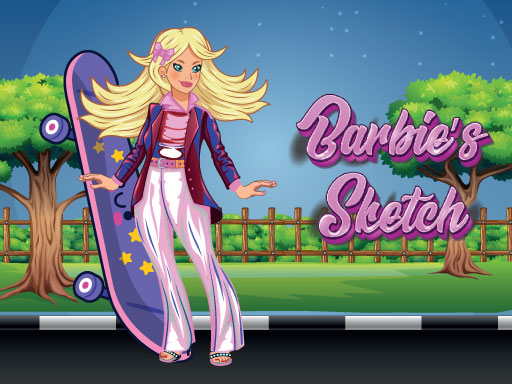 Barbie’s Sketch - free online Browser game
