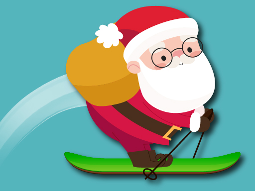 Avalanche - Santa Ski Xmas - free online Browser game