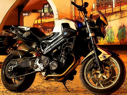 Fast Motorbikes Jigsaw - free online Browser game