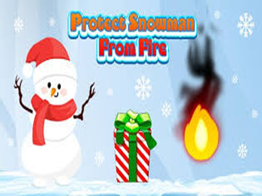 Protect Snowman From Fire - free online Browser game