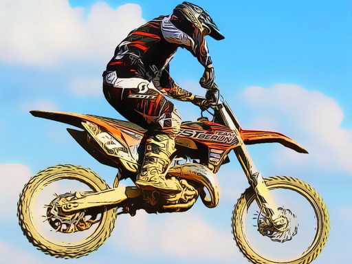 Dirtbike Racing Stunts - free online Browser game