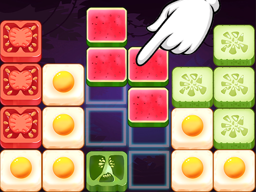 Food Blocks Puzzle - free online Browser game