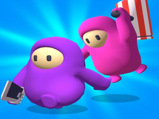 Fall Heroes Fun Guys Run - free online Browser game