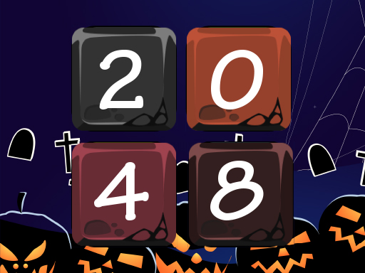Halloween 2048 - free online Browser game