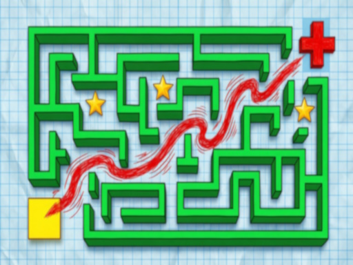 Mazes Draw The Path - free online Browser game