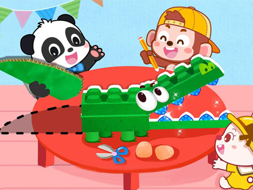 Baby Panda Animal Puzzle - free online Browser game