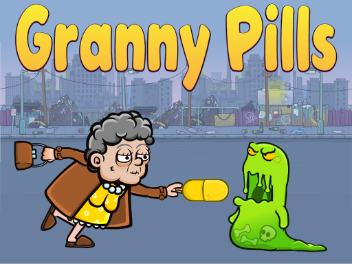 Granny Pills: Defend Cactuses - free online Browser game