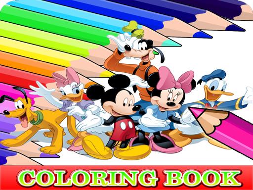 Coloring Book for Mickey Mouse - free online Browser game