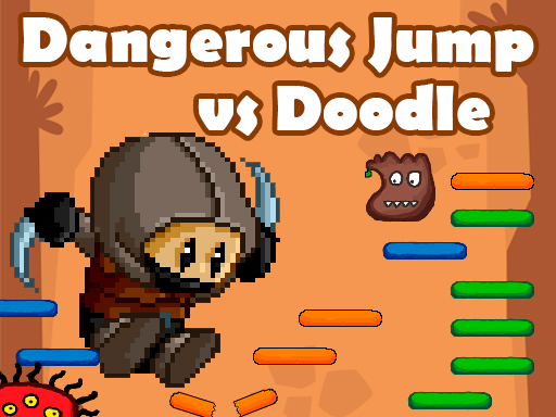 Dangerous Jump vs Doodle Jump - free online Browser game
