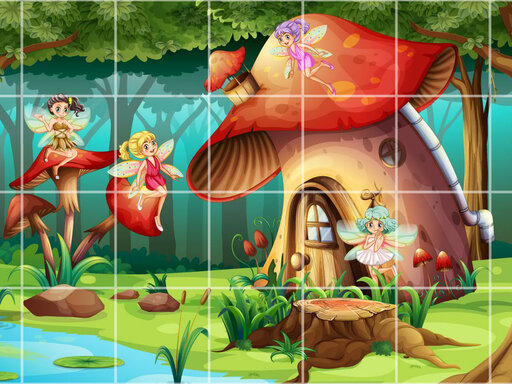 Fairyland Pic Puzzles - free online Browser game