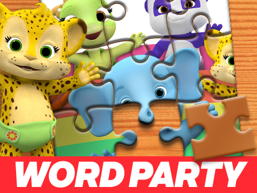 Word Party Jigsaw Puzzle - free online Browser game