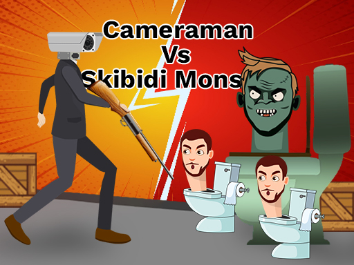 Cameraman vs Skibidi Monster : Fun Battle - free online Browser game