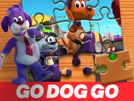 Go Dog Go Jigsaw Puzzle - free online Browser game