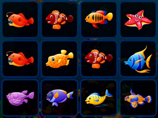Fish Cards Match - free online Browser game