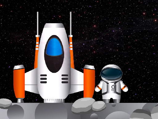 Flying to the Moon - free online Browser game