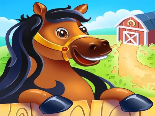 Animal Farm for Kids. Toddler games online - free online Browser game