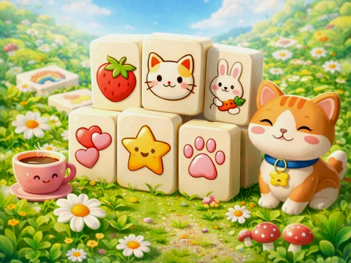 Cartoon Mahjong - free online Browser game