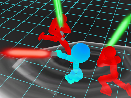 Stickman Neon Warriors: Sword Fighting - free online Browser game