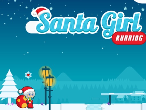 Santa Girl Running - free online Browser game