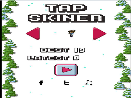 tap skier - free online Browser game