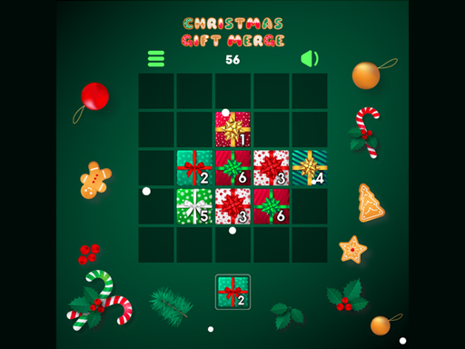 Christmas Gift Merge - free online Browser game