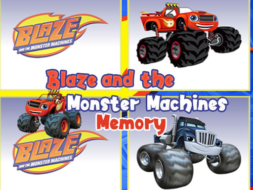 Blaze Monster Trucks Memory - free online Browser game