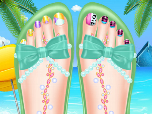 Beautiful Toenail Salon - free online Browser game