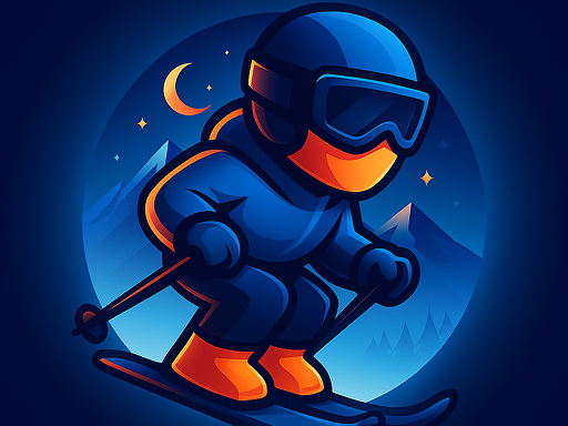 Crazy Snow Skier: Platformer - free online Browser game