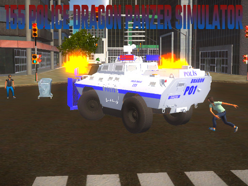 155 Police Dragon Panzer Drive - free online Browser game