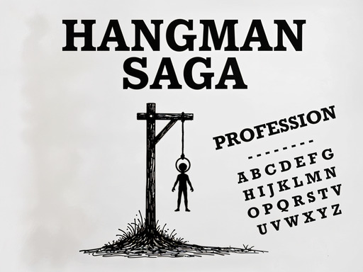 Hangman Saga - free online Browser game