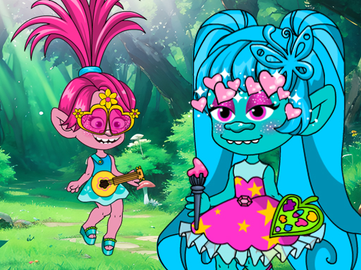 Chibi Troll Fashion Maker - free online Browser game
