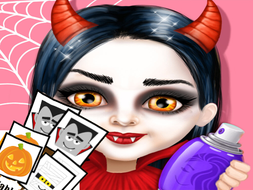 Halloween Girls - Memory Game - free online Browser game