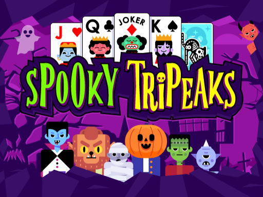 Spooky Tripeaks - free online Browser game