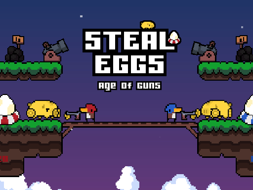 Steal Eggs: Age of Guns - free online Browser game
