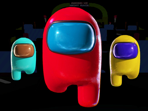 Among Us Night Race - free online Browser game