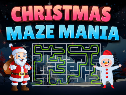 Christmas Maze Mania - free online Browser game