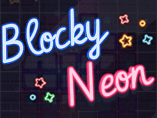 Blocky Neon - free online Browser game