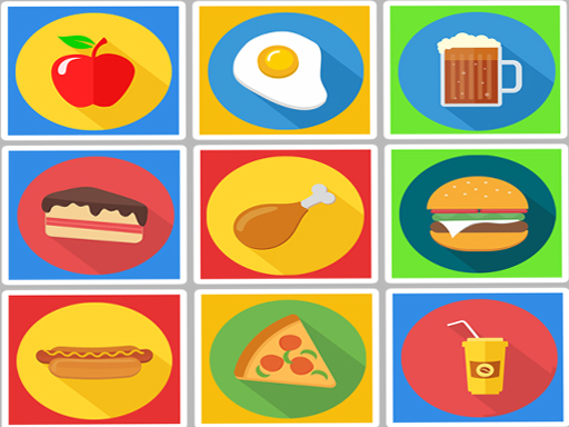 Food Memory - free online Browser game