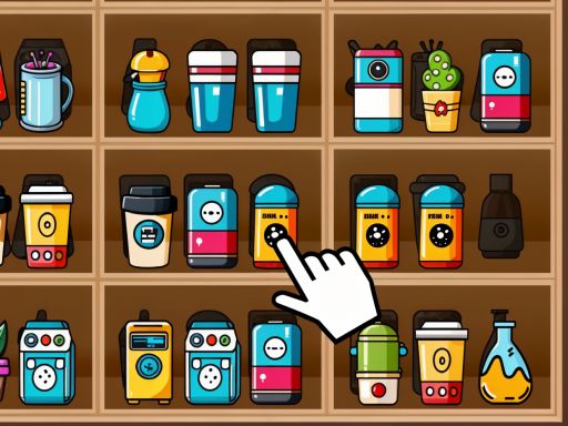 Shelf Shift Match - free online Browser game