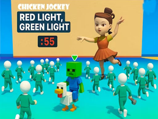 Chicken Jockey: Red Light Green Light - free online Browser game
