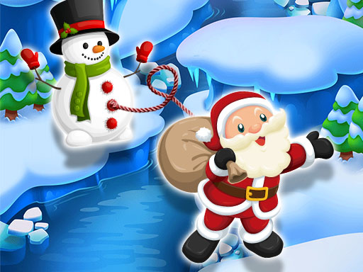 Santa SnowMan Jump - free online Browser game