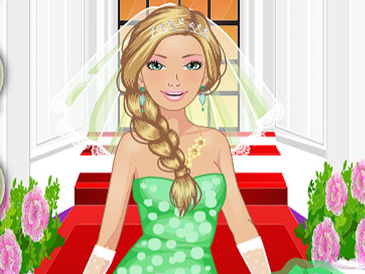 Barbie Wedding Dress - free online Browser game