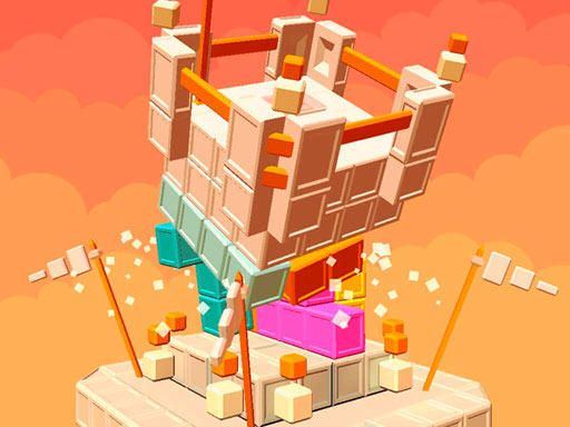 Demolish Castle Puzzle - free online Browser game