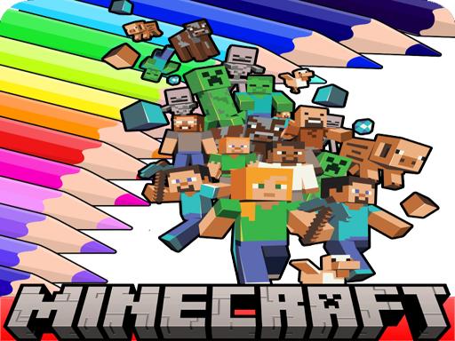 Coloring Book for Minecraft - free online Browser game