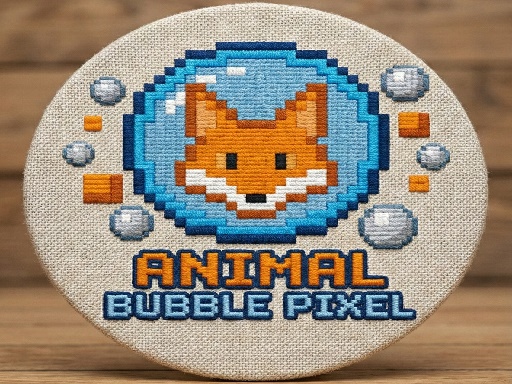 Animal Bubble Pixel - free online Browser game