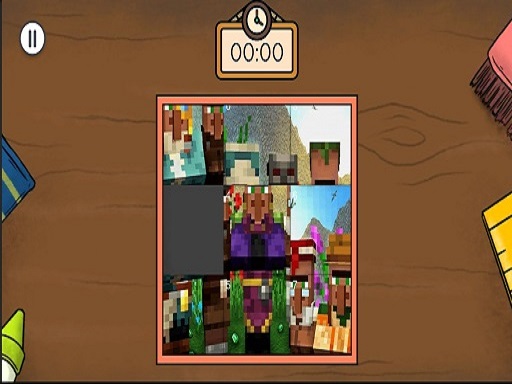 Puzzle Minecraft - free online Browser game