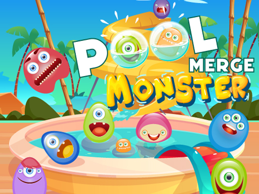 Merge Monster : Pool Party - free online Browser game